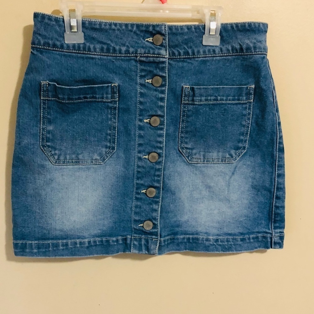 Tgla Denim Skirt